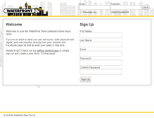 Tablet Screenshot of mywaterfrontstore.com